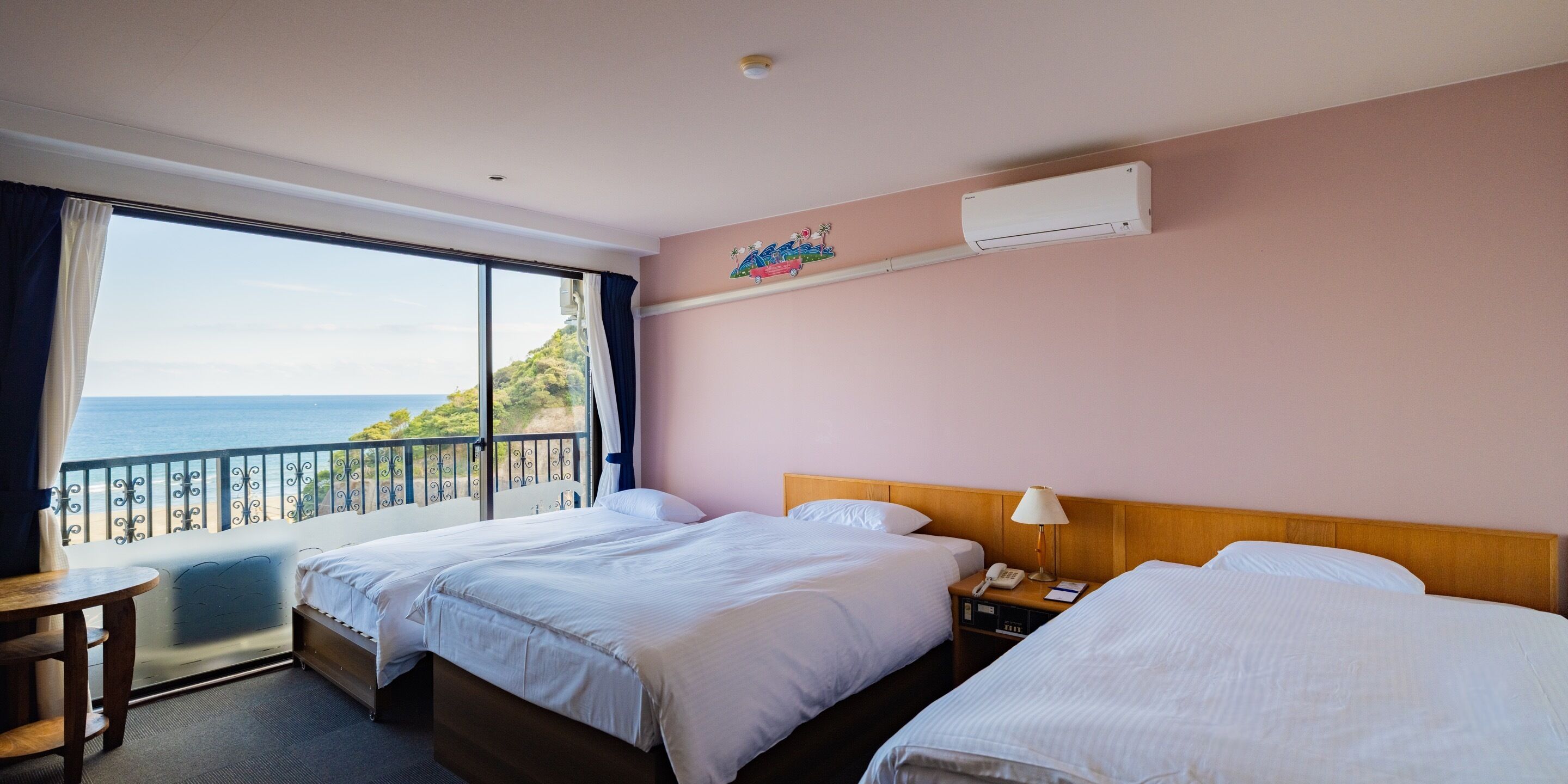 Standard-Dreibettzimmer, Nichtraucher, Meerblick