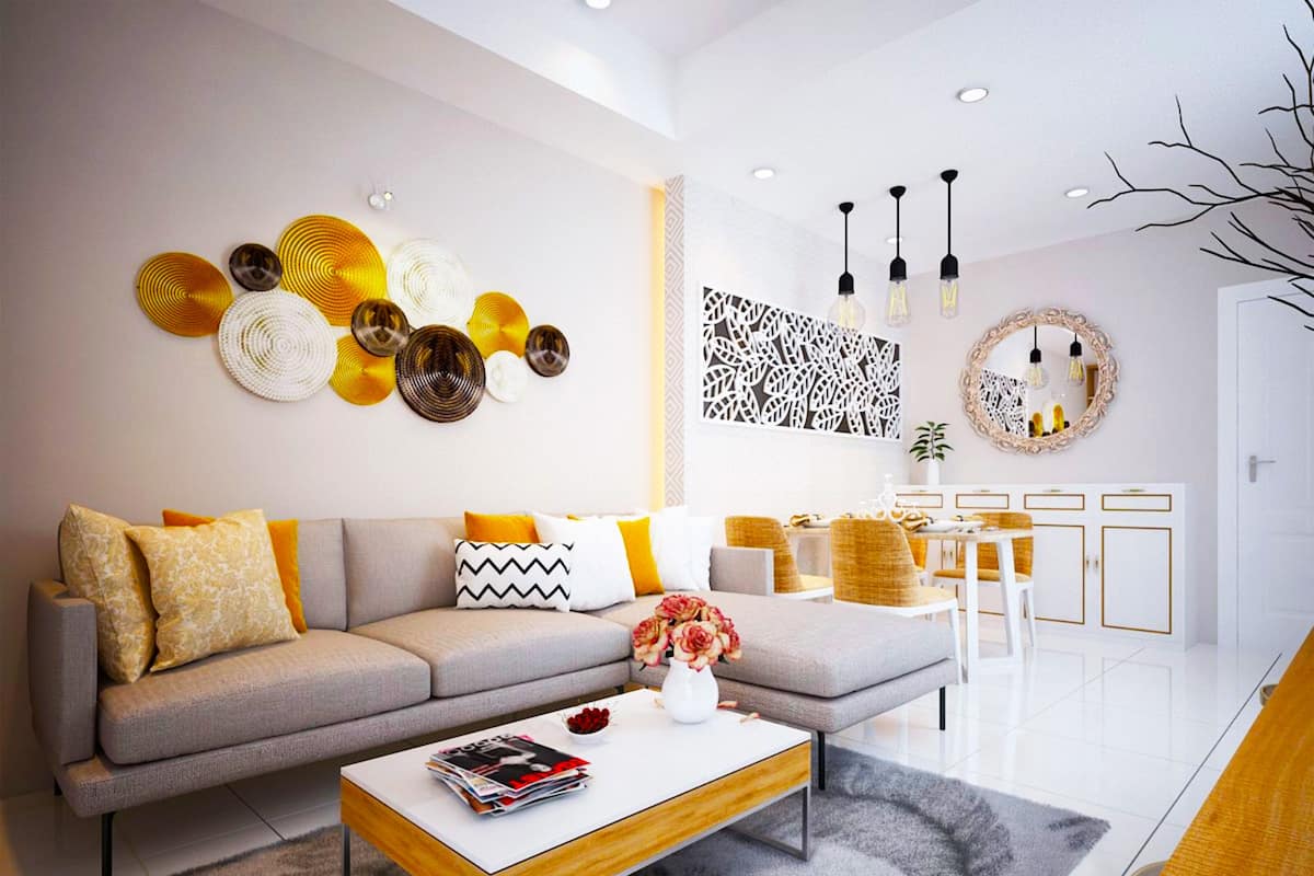 Premium Apartment, 2 Bedrooms, City View | Living room