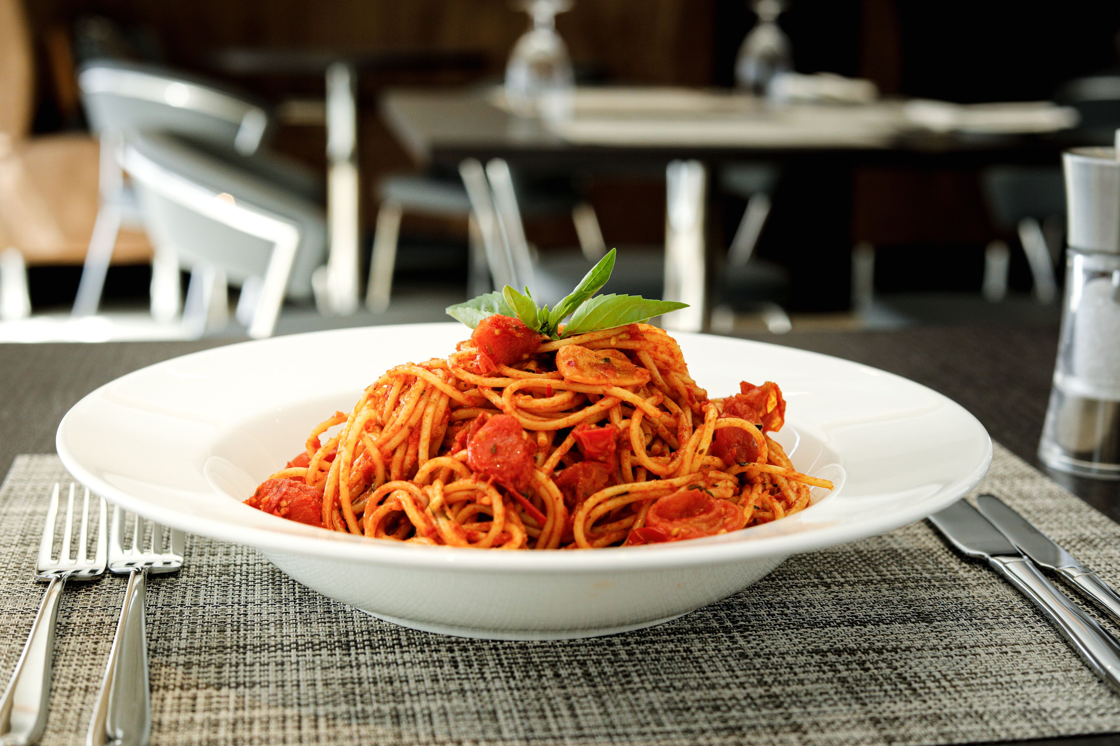 breakfast, lunch and dinner served