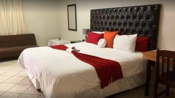 Desk, iron/ironing board, free WiFi, bed sheets