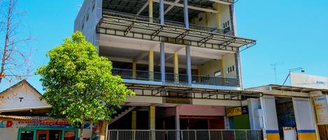 Façade de l’hébergement