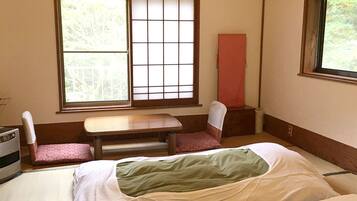 Desk, WiFi (free), bed sheets