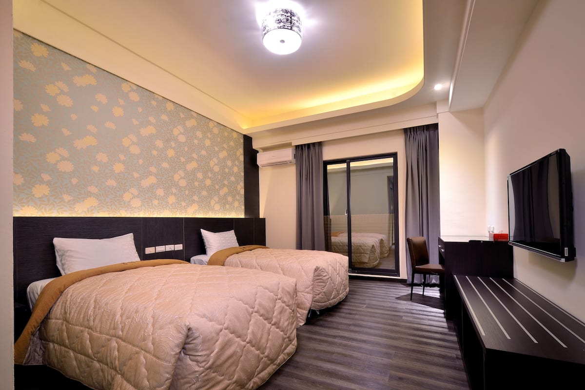 down duvets, desk, blackout curtains, free wifi