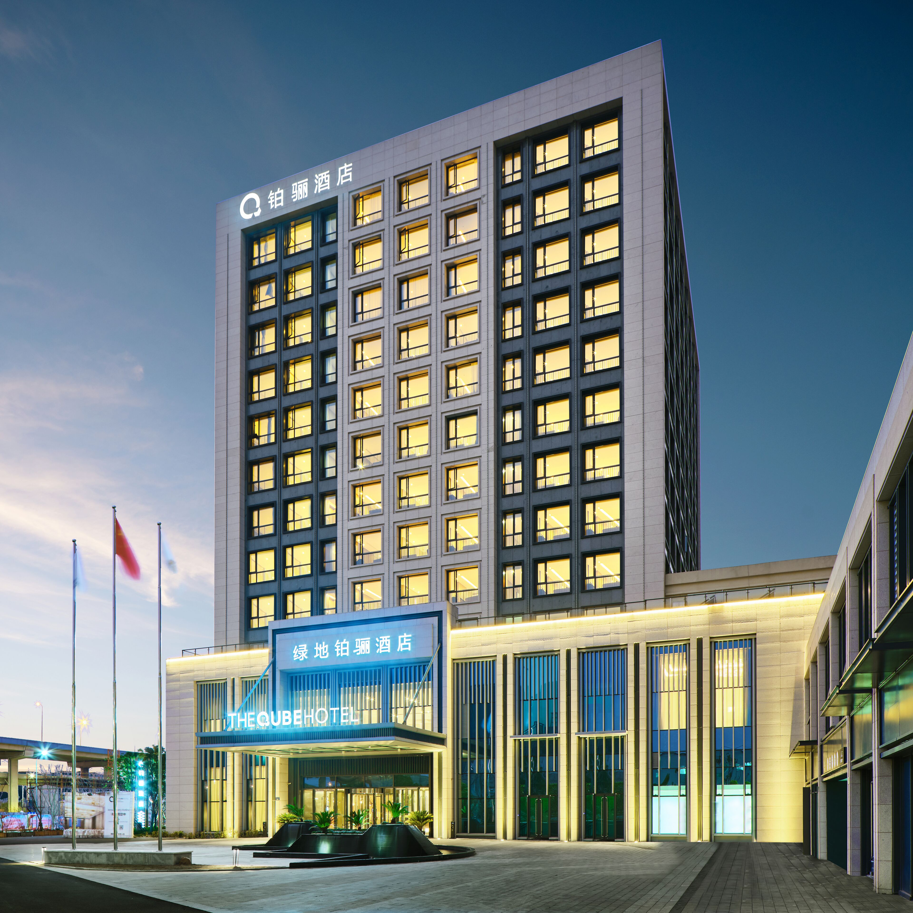Front of property - evening/night
