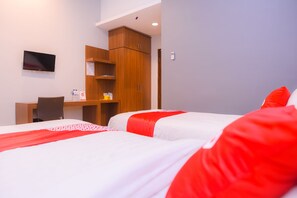 Phòng 2 giường đơn Deluxe | Bàn, truy cập Internet không dây miễn phí, bộ trải giường 