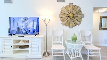 Smart TV, books, offices