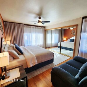 2 habitaciones, tabla de planchar con plancha y wifi gratis