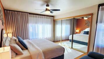 2 bedrooms, iron/ironing board, WiFi (free), bed sheets