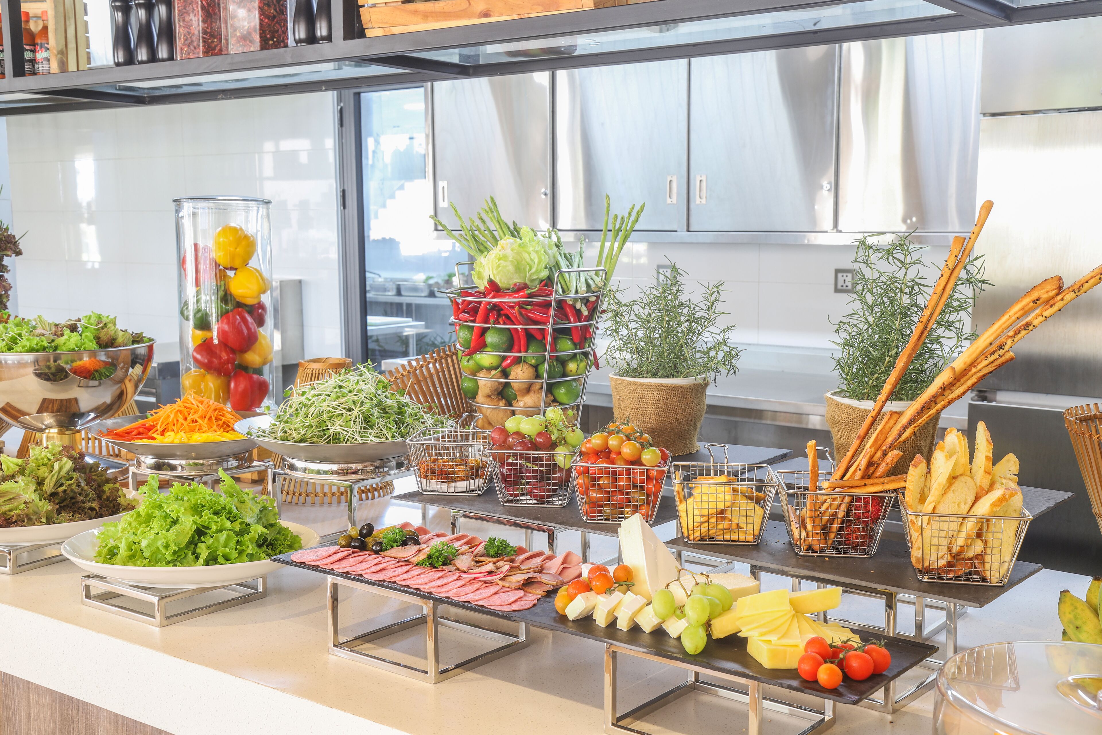 Petit déjeuner buffet