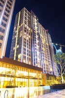 Front of property – evening/night