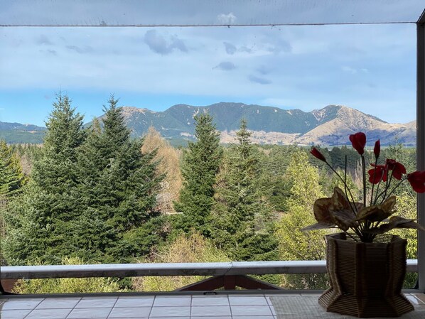 Uitzicht vanuit accommodatie