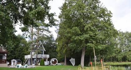 House by Lake Stare Czaple with Sauna
