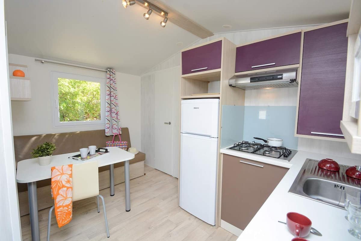 Casa mobile, 2 camere da letto (First) | Area soggiorno | TV a schermo piatto