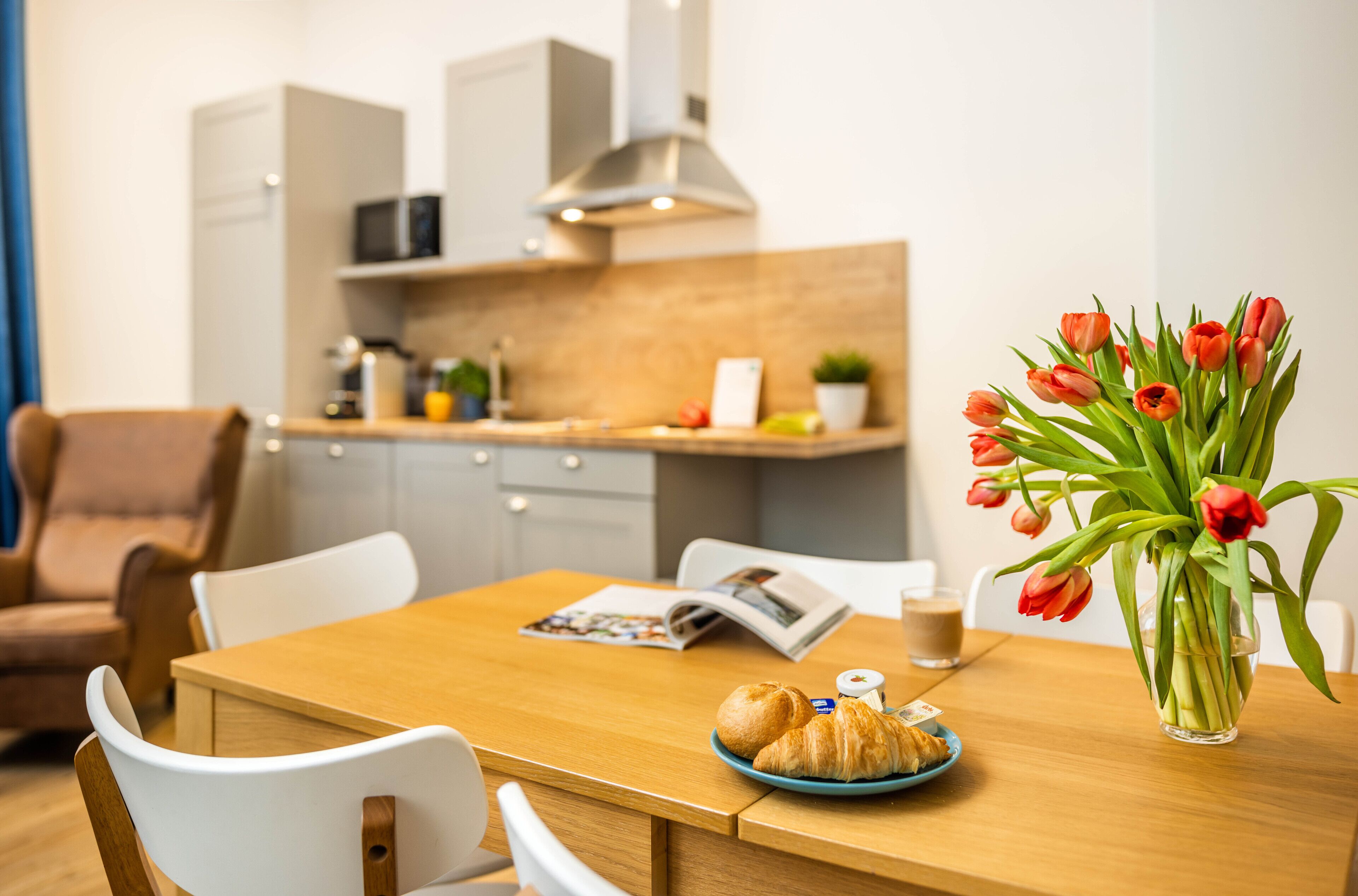 Suite, 2 soverom | Eget kjøkken | Kjøleskap, mikrobølgeovn, kokeplater og oppvaskmaskin