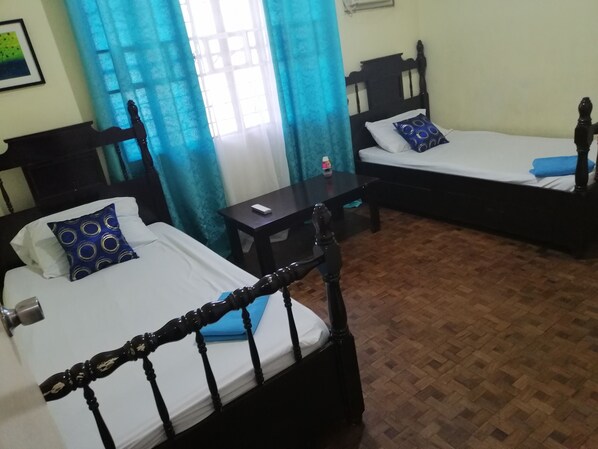 2 habitaciones, caja de seguridad en la habitación y wifi 