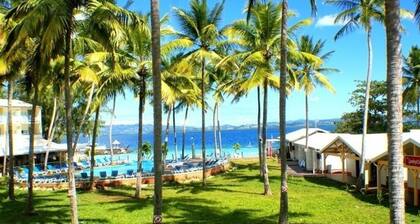 Studio 4p RDC - Large terrace - Résidence Club - 2 swimming pools - private beach