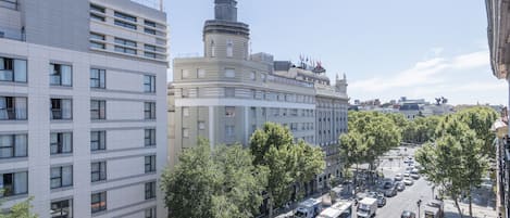 Vue sur la ville depuis l’hébergement