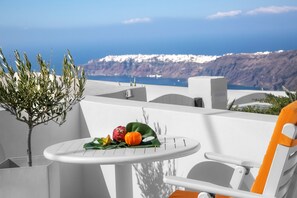 View from room - Salvatore Caldera Suites (Santorini)