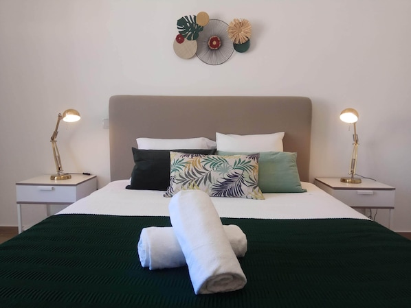 1 bedroom, iron/ironing board, travel crib, free WiFi