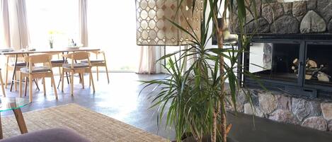 Apartment, 2 Bathrooms (Westwohnung) | Living area | 40-inch flat-screen TV with satellite channels, TV, computer