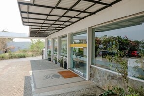 Entrada de la propiedad