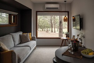 43-inch flat-screen TV with digital channels, Smart TV