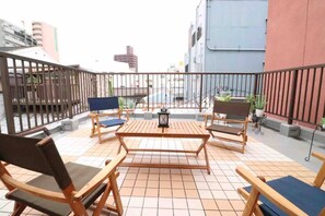 Apartment, 3 Bedrooms (1) | Terrace/patio - Sky Terrace Kujyo (Osaka)