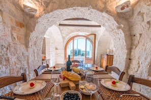 Dining - Trulli Complex with private swimming pool (Ostuni)