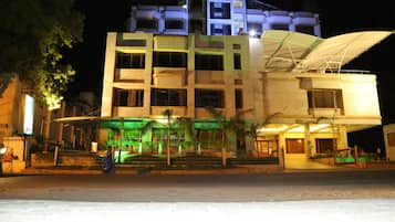 Front of property – evening/night