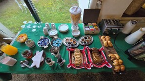 Tägliches inbegriffenes kontinentales Frühstück
