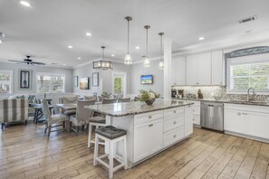 Fridge, microwave, oven, stovetop - Steps from the Beach! Gulf Views! Private Pool! 6 Bikes! (Destin)