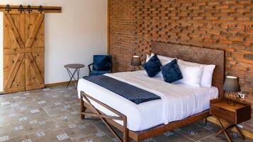 Egyptian cotton sheets, premium bedding, down duvets, pillow-top beds