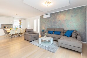 Villa, 4 Bedrooms, Private Pool | Living area | Flat-screen TV - Villa Roko with Pool and Sauna (Malinska-Dubasnica)