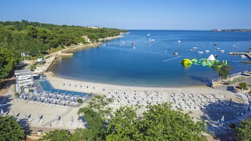 Vlak bij het strand