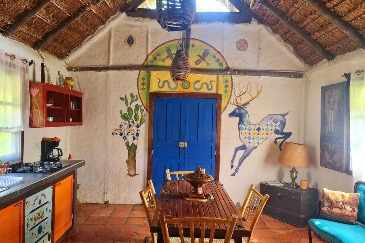 family cabin | private kitchen | coffee/tea maker