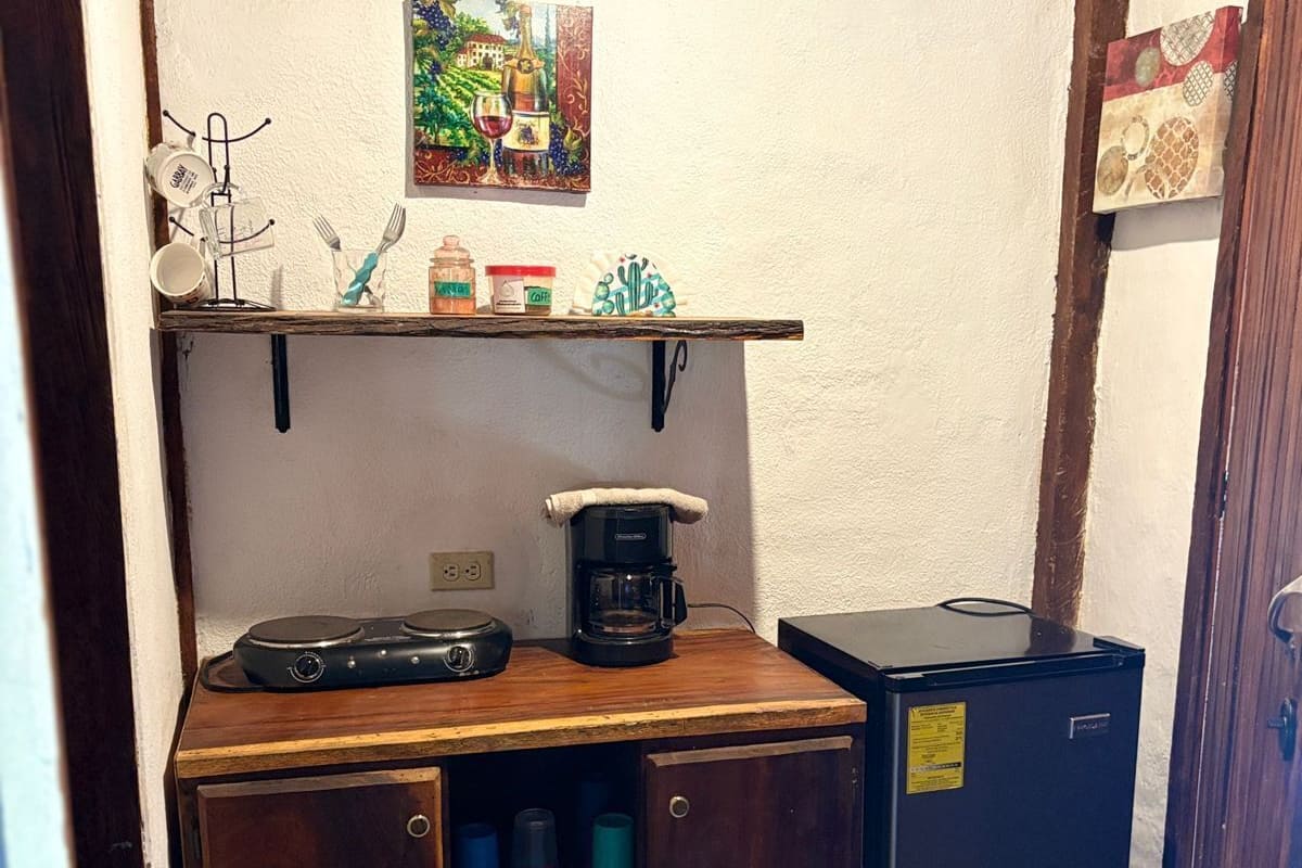 Basic-Ferienhütte (Cabaña Carlos) | Eigene Küche | Wasserkocher mit Kaffee-/Teezubehör