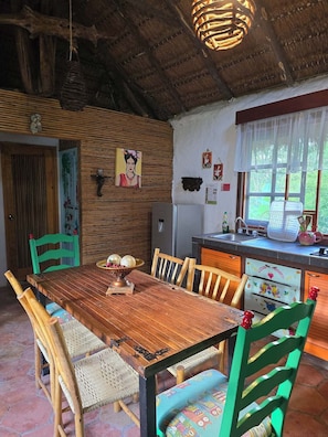 Family Cabin | Private kitchen | Coffee/tea maker - Cabañas Mannan (Tanchachin)