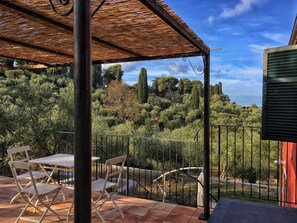 Outdoor dining - Relax in the green, surrounded by olive trees - app. Lemon - Casa Novaro (Imperia)