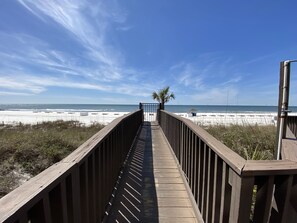 On the beach