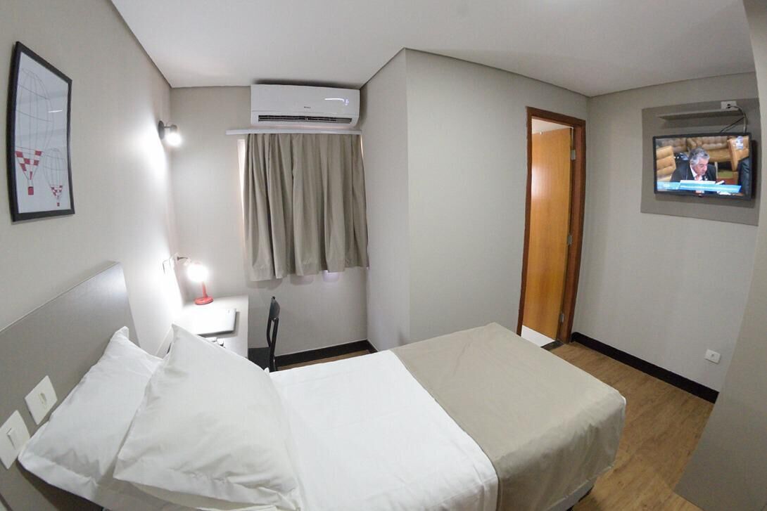 standard single room | desk, laptop workspace, blackout curtains, free wifi