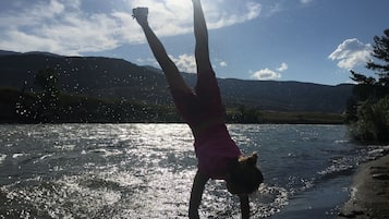 Sun loungers, beach towels