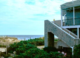 Private beach, white sand, sun loungers
