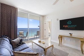 Condo, Multiple Beds (Majestic T2 - 1606) | Living area | Flat-screen TV