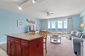 Condo, 1 King Bed with Sofa bed (Laketown Wharf 802) | Living room