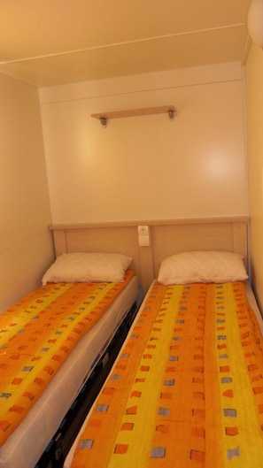 Mobile home | 2 soveværelser, sengetøj