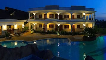 Front of property - evening/night