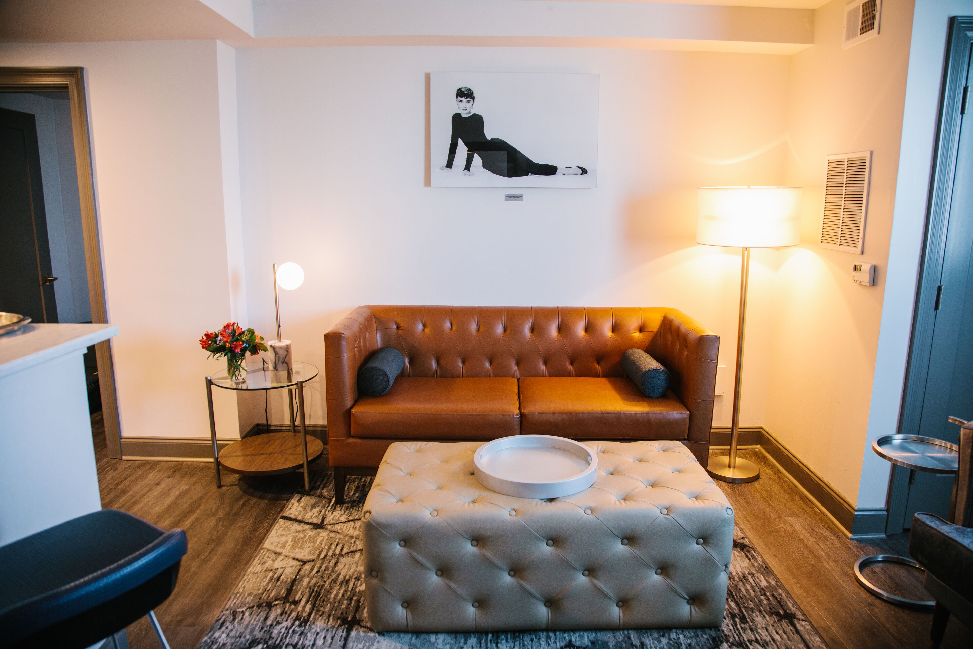 50-inch flat-screen tv with cable channels, tv