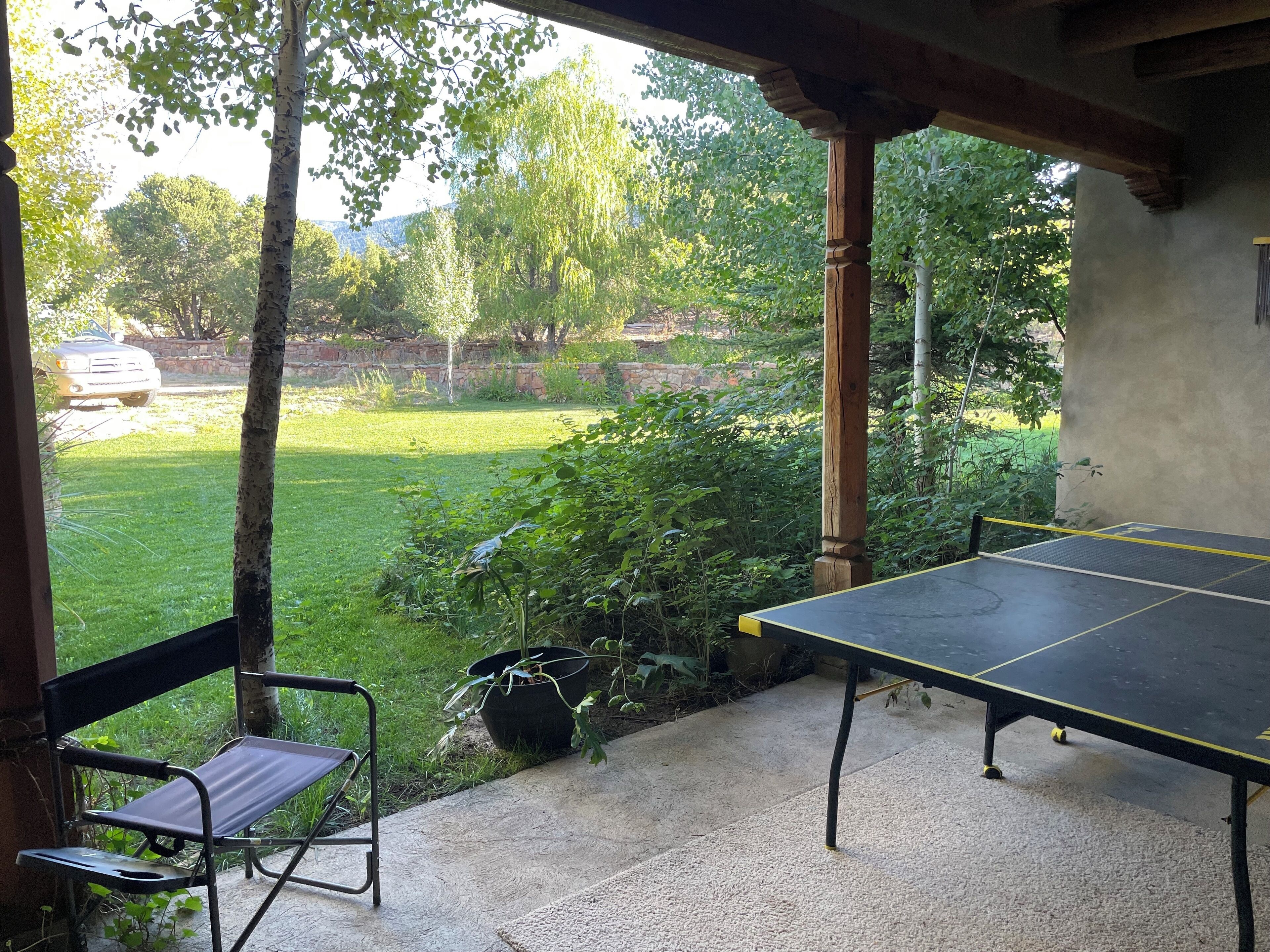 Ping pong and parking. What more could you ask for?