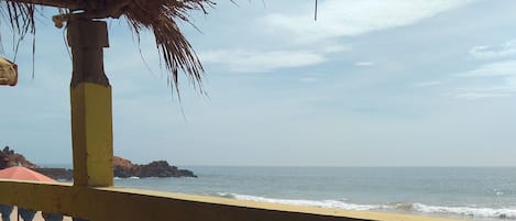 On the beach