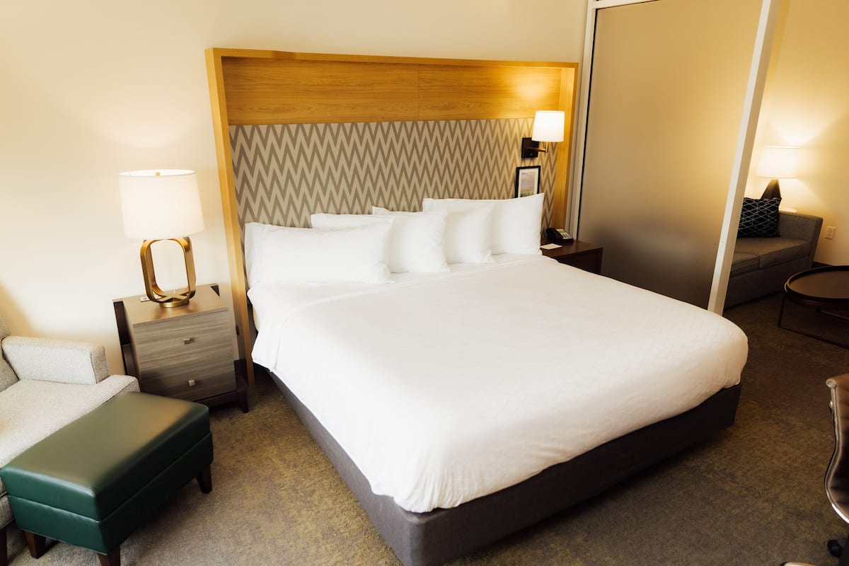 In-room safe, laptop workspace, iron/ironing board, free WiFi